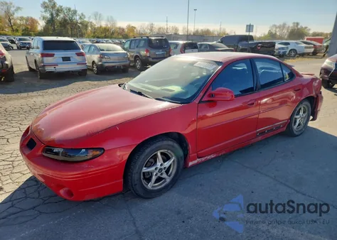 2000 Pontiac Grand Prix Gtp from USA, damaged, VIN 1G2WR5215YF351521